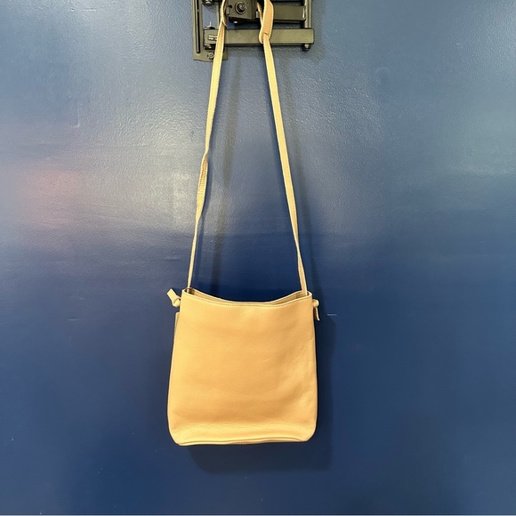 M.I.L.A. Made in Los Angeles Light Pink/Nude Leather Purse/ Cross Body NWT - Picture 10 of 10